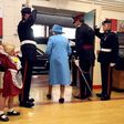 soldier accidentally smacks 6-yr-old's face after she greets the Queen in Wales