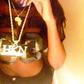 Sira Kante poses with Davido's customized HKN chain