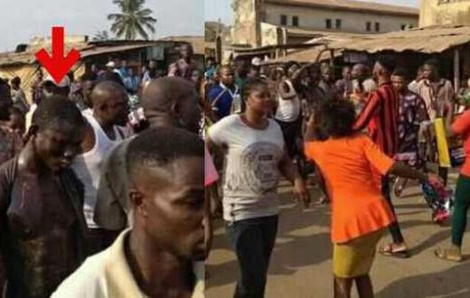 Pastor beaten to death in front of his church after being caught eating bread and faeces