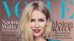 Naomi Watts covers Vogue Australia October 2015 edition