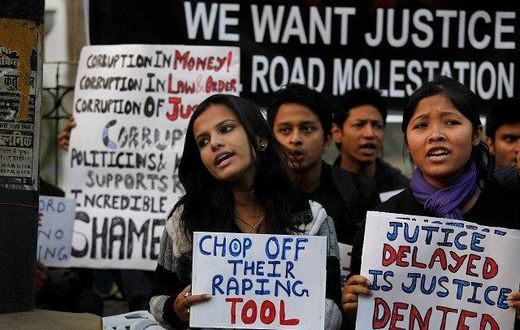 Gang-rape protest