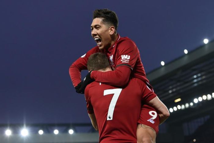 Roberto Firmino scored Liverpool's second goal in a vital 3-2 win over Crystal Palace