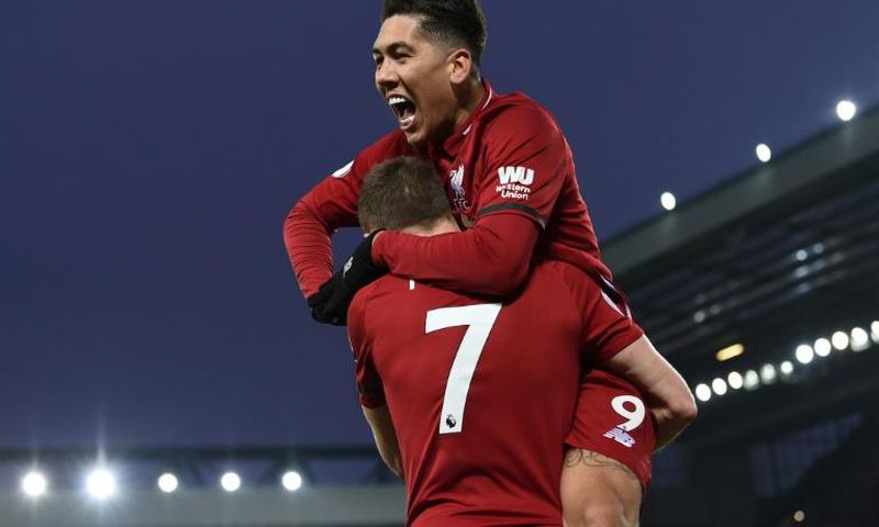 Roberto Firmino scored Liverpool's second goal in a vital 3-2 win over Crystal Palace