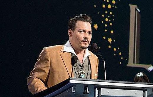 Johnny Depp is officially a Disney Legend