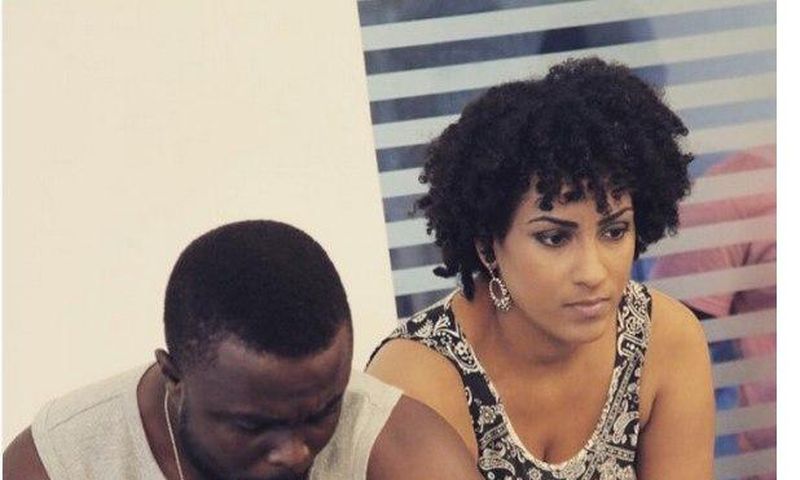 Juliet Ibrahim on set