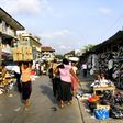 A scene from a market in Accra