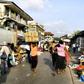 A scene from a market in Accra