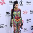 Dencia wore a colourful  jumpsuit comlplete with mismatched heels to the 2015 Billboard Awards in Las Vegas