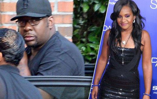 Bobby Brown leaves Bobbi Kristina's sick bed in teary eyes