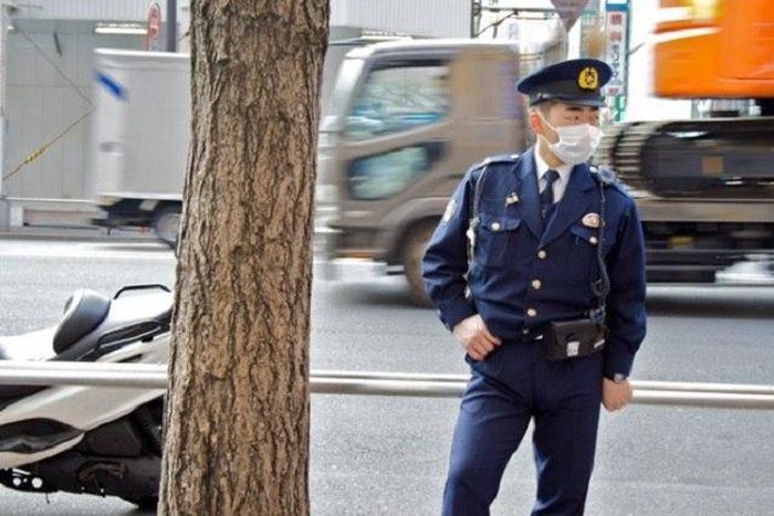 Japanese police officer (For illustration purpose)