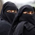 Muslim women wearing the niqab