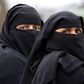 Muslim women wearing the niqab