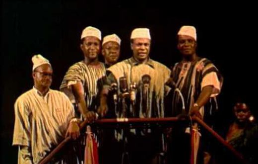 Kwame Nkrumah and the Big Six on declaration of Independence