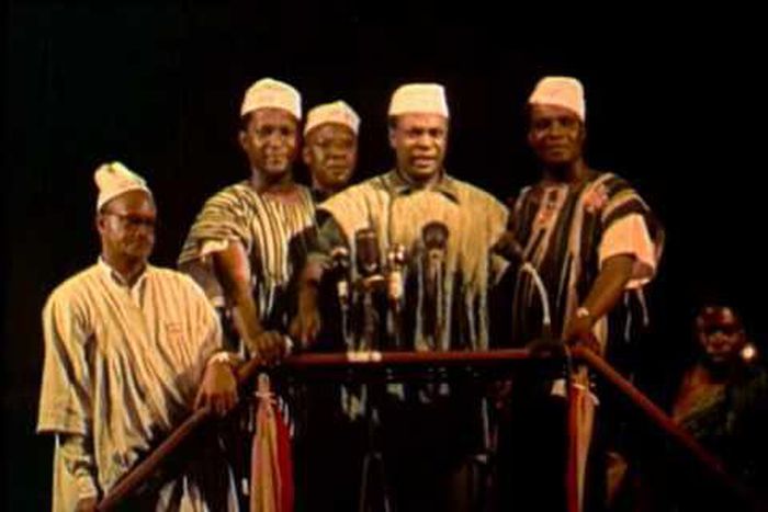 Kwame Nkrumah and the Big Six on declaration of Independence