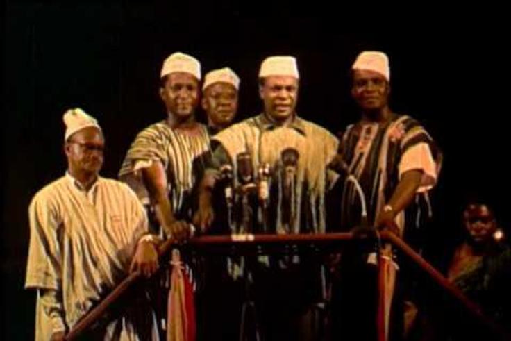 Kwame Nkrumah and the Big Six on declaration of Independence