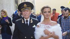 Legendary Russian actor Ivan Krasko married his 24-year-old fiancee Natalia Shevel