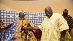 President Nana Addo Dankwa Akufo-Addo with new Yaa Naa