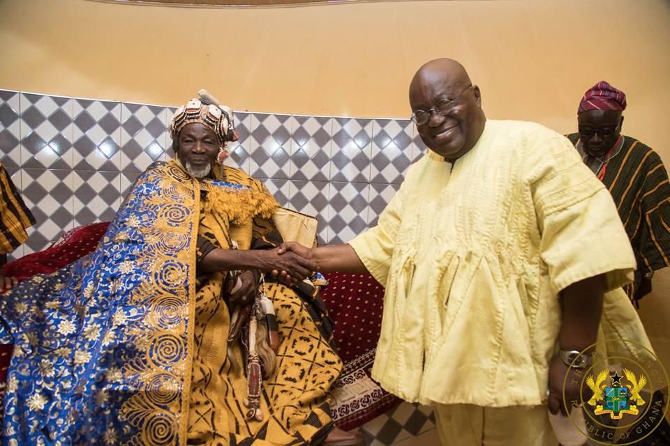 President Nana Addo Dankwa Akufo-Addo with new Yaa Naa