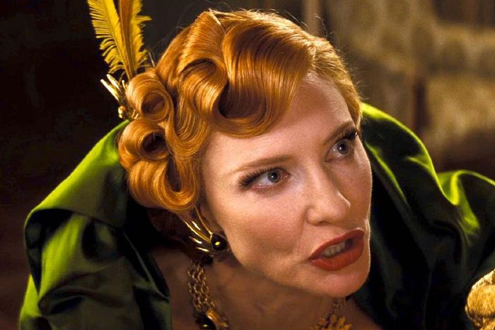 Cate Blanchett plays the role of "The Evil Stepmother" in Cinderella movie