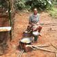 Ebube Nwagbo on set of 'Jaja'
