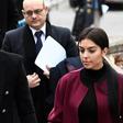 Cristiano Ronaldo arrived at the court in Madrid with girlfriend Georgina Rodriguez
