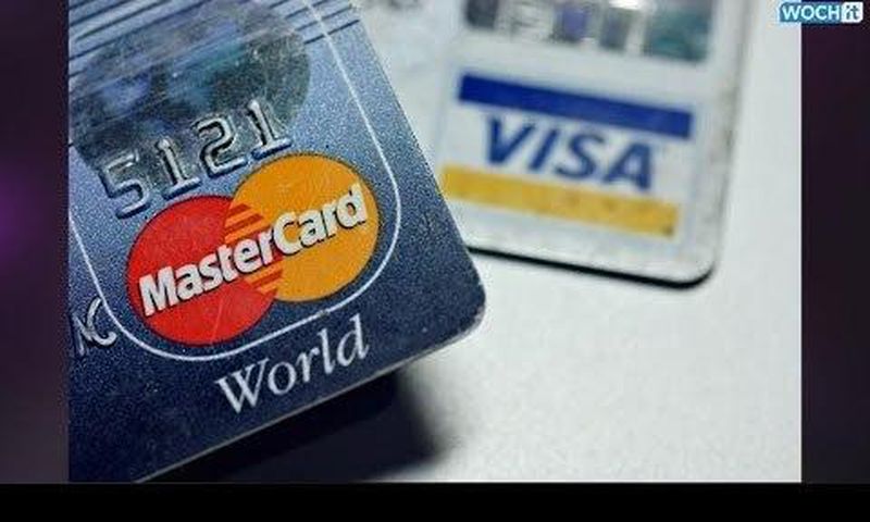 Mastercard and Visa cards
