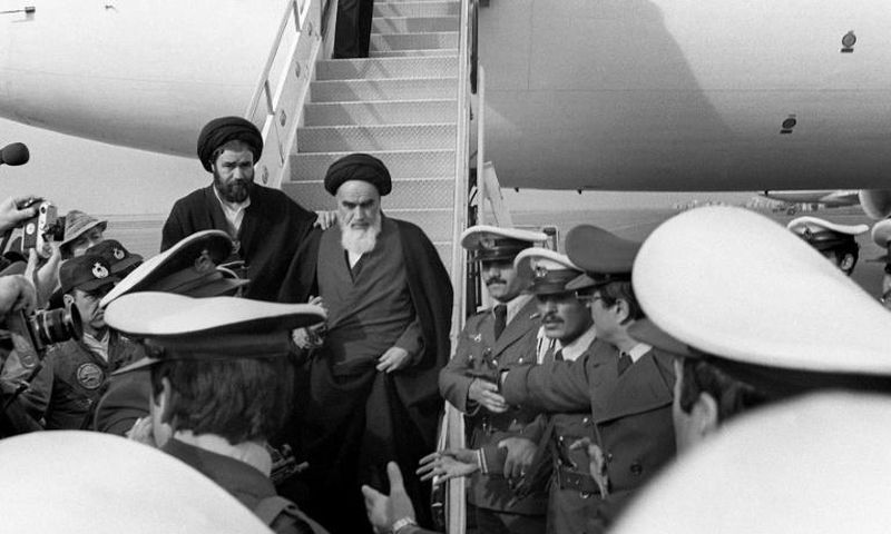 Crowds lined the streets of Tehran on February 1, 1979 hoping to catch a glimpse of Ayatollah Ruhollah Khomeini as he returned from exile
