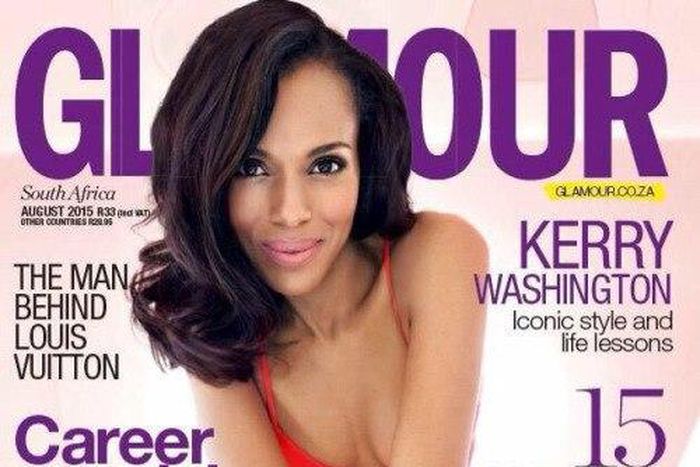 Kerry Washington covers Glamour magazine SA