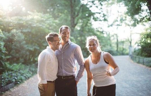 Amy and the lucky couple