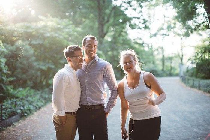 Amy and the lucky couple