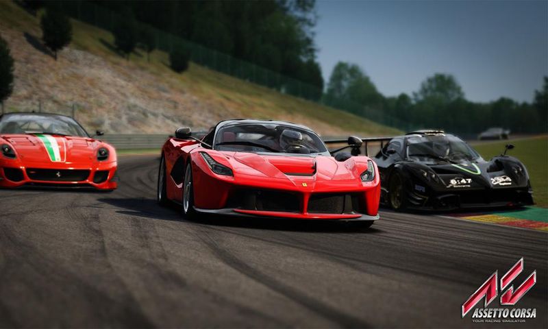 Ferrari F12, LaFerrari and Pagani Zonda screenshot form the game's gameplay.