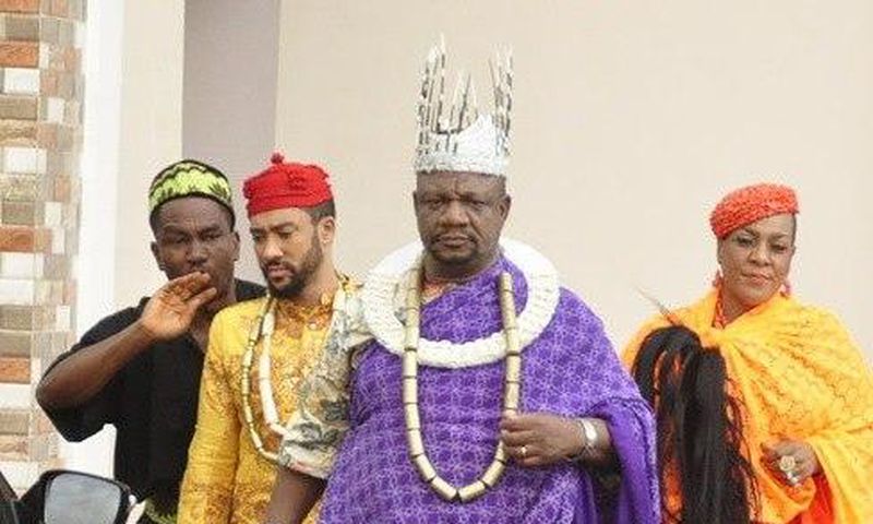 Alex Usifo and Majid Michel work together on  'Royal Mission'.
