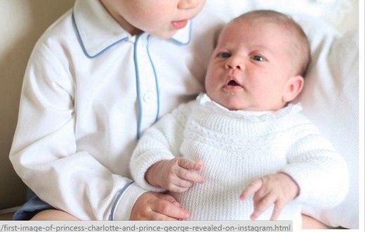 Prince George and Princess Charlotte