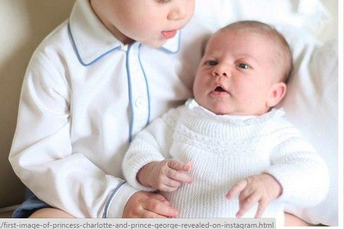 Prince George and Princess Charlotte