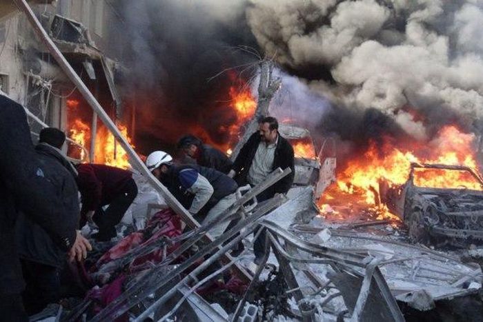 US Secretary of State John Kerry on Tuesday condemned the "brutality" of the Syrian government under President Bashar al-Assad for its sustained barrel bomb campaign, which has already killed more than 150 people in Aleppo.