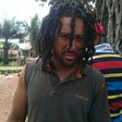 Majid Michel on set of 'The Mad Man I love'