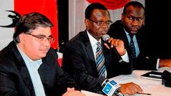SWIFT MD, Charles Anudu (middle), at the acquisition of Direct @ PC recently