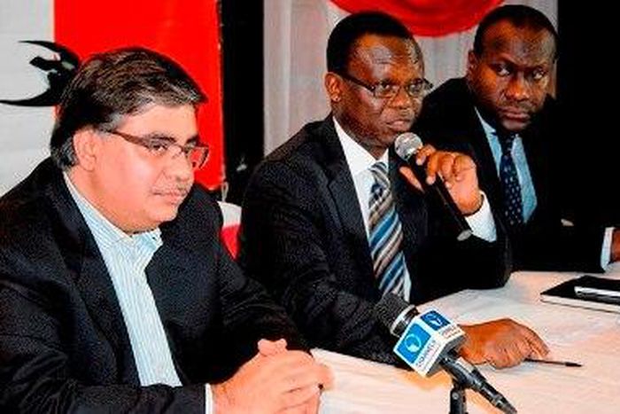 SWIFT MD, Charles Anudu (middle), at the acquisition of Direct @ PC recently