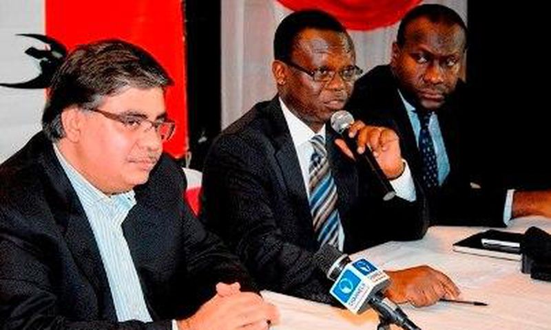 SWIFT MD, Charles Anudu (middle), at the acquisition of Direct @ PC recently