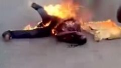 This man was burnt alive in Nigeria