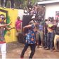 Patoranking and Stonebwoy behing cameras for "Pull Up" remix shoot at New Town, Accra