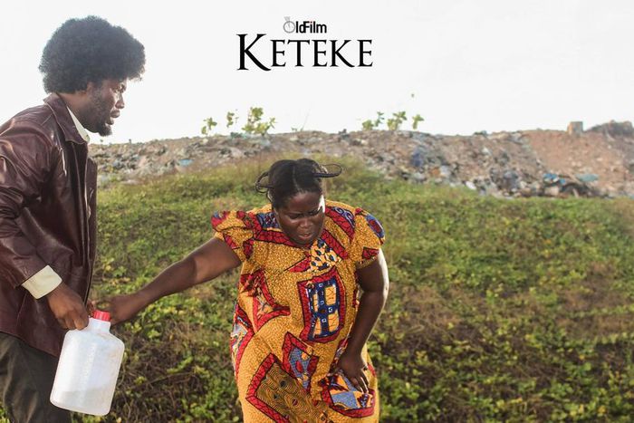 Adjetey Anang and Lydia Forson in "Keteke" movie