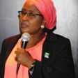 Mrs Aisha Buhari during an interactive session in London