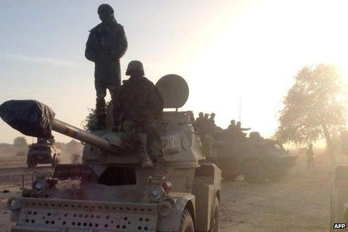 Chadian soldiers deployed to Cameroon's border with Nigeria to fight Boko Haram