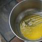 Whisked raw eggs