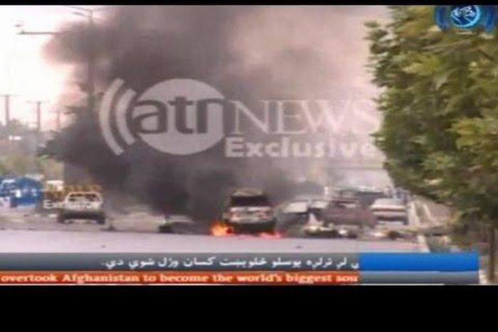 Explosion, gunfire heard outside parliament