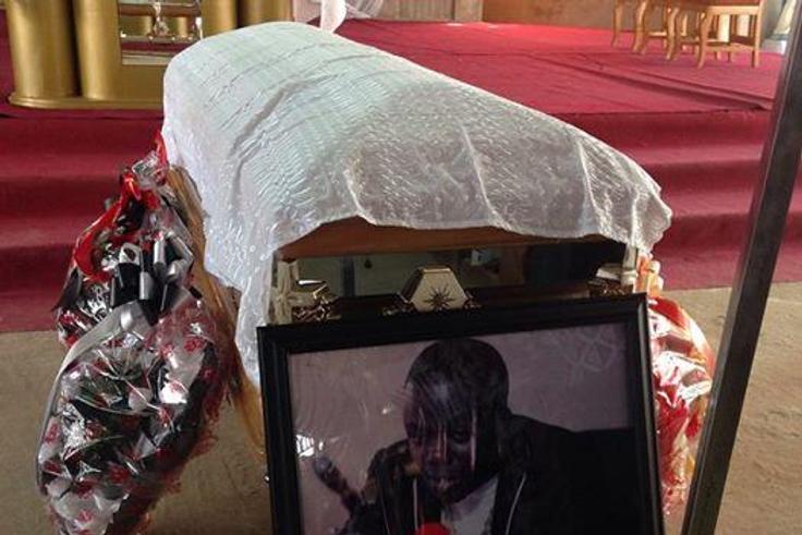 Ghetto KB's casket