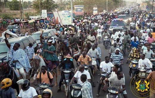Yendi in a frenzy state as new Yaa Naa is outdoored today