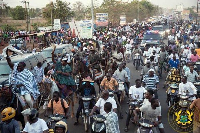 Yendi in a frenzy state as new Yaa Naa is outdoored today