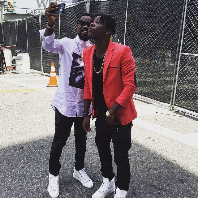 (From left to right) Sarkodie and Stonebwoy
